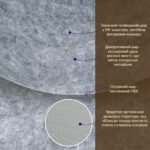 Декоративна ПВХ плита 1,22м х 2,44м х 3мм Попелястий мармур SW-00001405 - Зображення 3