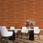 Самоклеюча декоративна 3D панель 700х700х6мм Золоте дерево (082) SW-00000020 - Зображення 5