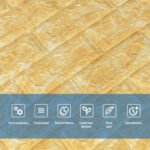 Декоративна 3D панель самоклейка 700х770х5мм Глибокий жовтий (цегла) (068) SW-00000168 - Зображення 4