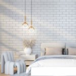 Панель стінова 700х700х4мм Біла цегла зі сріблом SW-00001502 - Зображення 5