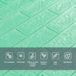 3D панель самоклеюча 700х770х5мм цегла М'ята (012-5) SW-00000148 - Зображення 4