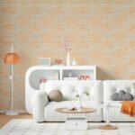 Декоративна 3D панель самоклейка 700х770х5мм Мармур бежевий(цегла) (062) SW-00000032 - Зображення 5