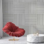 Покриття вінілове самоклеюче 3D рейки 600х600х2,8мм SW-00003242 - Зображення 6