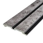 Рейка декоративна PS 2900х118х12мм Бетон із золотими вкрапленнями SW-00001752