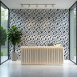 Декоративна ПВХ панель 960х480х4мм Чорно-біла мозаїка SW-00001432 - Зображення 5