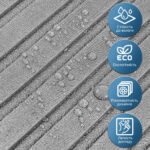 Панель-рейка в рулоні 2900х350х6мм Срібло SW-00002072 - Зображення 5