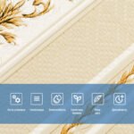 Панель стінова 3D 700х700х4мм Золотий орнамент SW-00001999 - Зображення 4