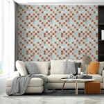 Панель стінова 3D 700х700х4мм Мозаїка коричнева SW-00002012 - Зображення 5