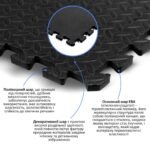 Підлога пазл - модульне покриття для підлоги 600x600x10мм Чорне (МР15) SW-00001169 - Зображення 3