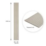 Панель-рейка в рулоні 2900х350х6мм Світле дерево SW-00002066 - Зображення 3