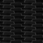 3D панель самоклеюча кладка 700х770х7мм Чорна (038) SW-00000303