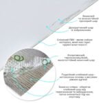 Самоклеюча вінілова плитка в рулоні 600х3000х2мм Білий повітряний мармур Глянсова SW-00001287 - Зображення 2