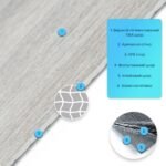 Самоклеюча гнучка шовкова штукатурка в рулоні 600х3000х2,5мм Попелясте дерево SW-00002997 - Зображення 2