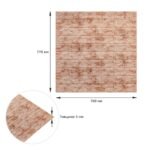 Декоративна 3D панель самоклейка 700х770х5мм Мармур червоний (цегла) (063) SW-00000035 - Зображення 3