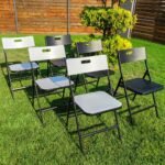 Складний стілець 46х42,5х86см Білий SW-00001610 - Зображення 6