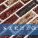 Самоклеюча 3D панель 700х700х5мм Цегла клінкер бежевий (417) SW-00001183 - Зображення 4