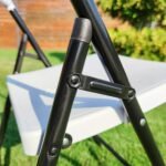 Складний стілець 46х52х79см Білий SW-00001609 - Зображення 4