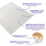 Самоклеюча декоративна настінно-стельова 3D панель 700х700х3мм Білий(114-3) SW-00000697 - Зображення 2