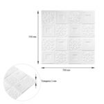 Самоклеюча декоративна настінно-стельова 3D панель фігури 700х700х5мм (114) SW-00000006 - Зображення 3