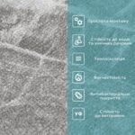 Самоклеючі шпалери 2800х450х1,5мм Чорний мармур SW-00000730 - Зображення 4