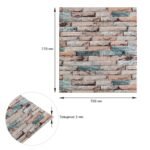 Панель стінова 700х770х3мм Мармур кольоровий SW-00001897 - Зображення 3