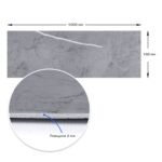 Плінтус вініловий самоклеючий 5000х100х2мм Глянцсовий (D) SW-00002122 - Зображення 3