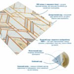 Панель стінова 3D 680х680х4мм Геометрія (D) SW-00001991 - Зображення 2