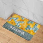 Вологопоглинаючий килимок 380х580х3мм "Ласкаво просимо" куби (D) SW-00001561 - Зображення 5