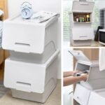 Контейнер для зберігання 45.5х28.5х31см Білий SW-00002421 - Зображення 9