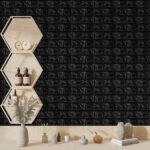 3D панель самоклеюча 700х770х3мм цегла Чорна (019-3) SW-00000584 - Зображення 5