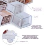 Декоративна ПВХ плитка на самоклейці 3D 275х285х4мм Кубы, ціна за 1 шт. (СПП-506) SW-00001135 - Зображення 2