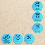 Самоклеюча гнучка штукатурка 600х600х2,5мм Бежева SW-00002983 - Зображення 5