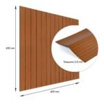 Покриття вінілове самоклеюче 3D рейки 600х600х2,8мм SW-00003246 - Зображення 3