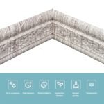 Гнучкий самоклеючий плінтус 2350х80х7мм Срібне дерево SW-00000756 - Зображення 5