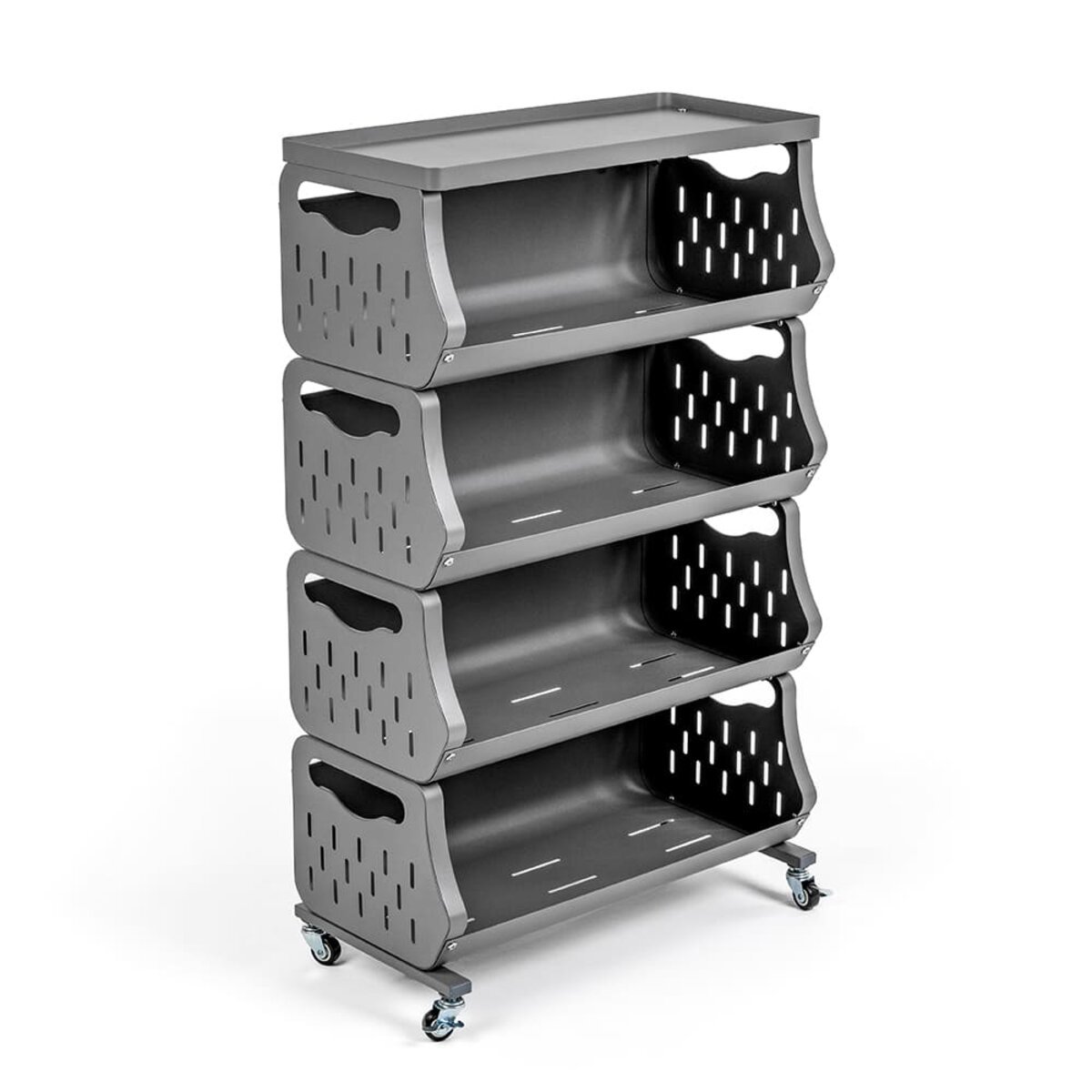 7d0f390c23-1_resize_1200x1200 Стелаж універсальний для зберігання чотириярусний 60х30х77см SW-00002260 - Зображення 1