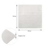 Самоклеюча декоративна настінно-стельова 3D панель 700х700х3мм Білий(114-3) SW-00000697 - Зображення 3