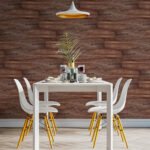 Самоклеюча вінілова плитка 152.4х914.4х1.5мм Каштан, ціна за 1 шт. (СВП-002) Матова SW-00000282 - Зображення 5