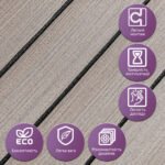 Покриття вінілове самоклеюче 3D рейки 600х600х2,8мм Дуб мокко SW-00002201 - Зображення 5