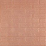 3D панель самоклеюча 700x770x3мм цегла Пудра SW-00001716