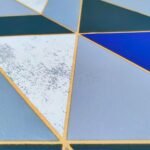 Самоклеюча плівка 0,45х10м х 0,07мм Сині трикутники SW-00001224 - Зображення 2