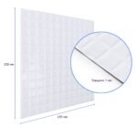 Самоклеюча поліуретанова плитка 235х235х1мм (D) SW-00001940 - Зображення 3