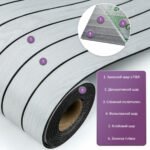 Покриття вінілове самоклеюче 3D рейки Скандинавський Дуб 600х2900х3мм SW-00002905 - Зображення 2