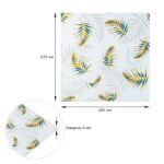 Панель стінова 3D 680х670х4мм Папороть на білому фоні (D) SW-00001981 - Зображення 5