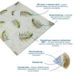 Панель стінова 3D 680х670х4мм Папороть на бежовому фоні (D) SW-00001983 - Зображення 2