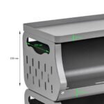 Стелаж універсальний для зберігання триярусний 60х30х77см SW-00002259 - Зображення 4