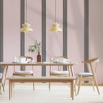 Самоклеючі шпалери 2800х500х1,5мм Рожевий з білим YM-04 (D) SW-00002024 - Зображення 6