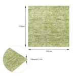 Декоративна 3D панель самоклейка Глибокий зелений (цегла) (069) SW-00000171 - Зображення 3