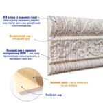 Гнучкий самоклеючий плінтус 2350х80х7мм Срібне дерево SW-00000756 - Зображення 3