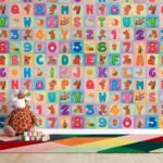 Набір панелей стінових 3D 700х1400х4мм Абетка (2шт) SW-00002352 - Зображення 10