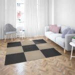 Самоклеюча плитка під ковролін бежева 600х600х4,5мм SW-00001290 - Зображення 5